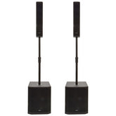 2x Citronic Monolith mk3 Active Sub + Column Array 2000w Total